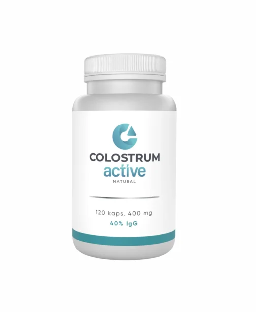 Colostrum Active Natural, kapsułki 120 szt - 40% IgG