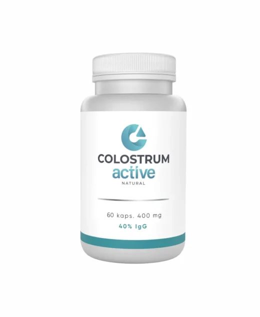 Colostrum Active Natural, kapsułki 60 szt - 40% IgG