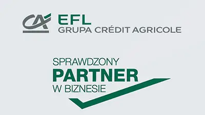 Certyfikat EFL Credit Agricole Patrner sprawdzony w biznesie